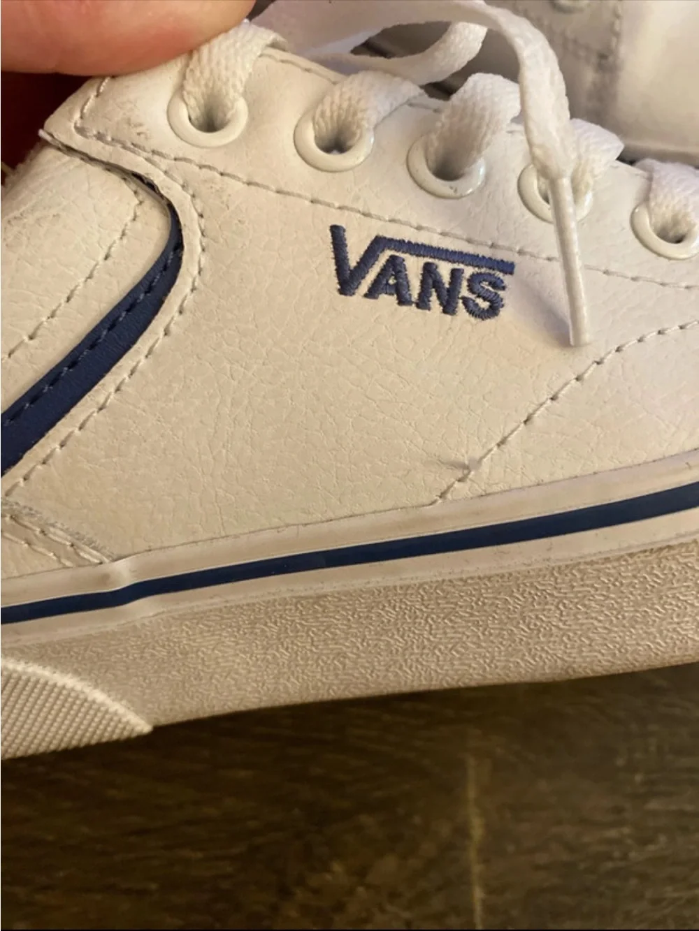 Vans White Low-Top Sneakers